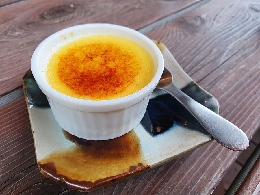 Crème brûlée à la vanille