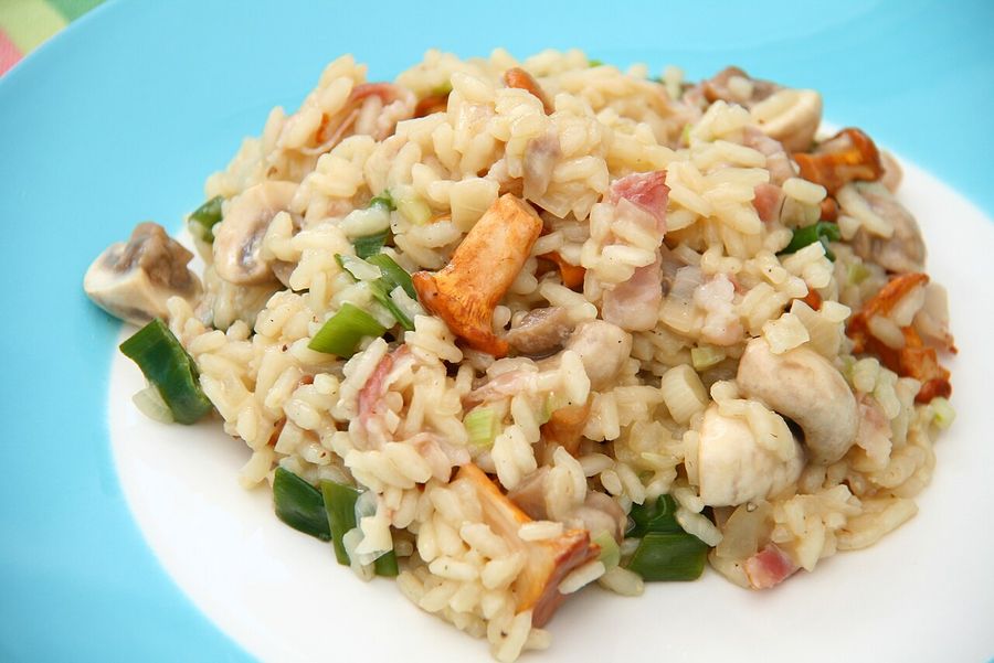Risotto aux champignons